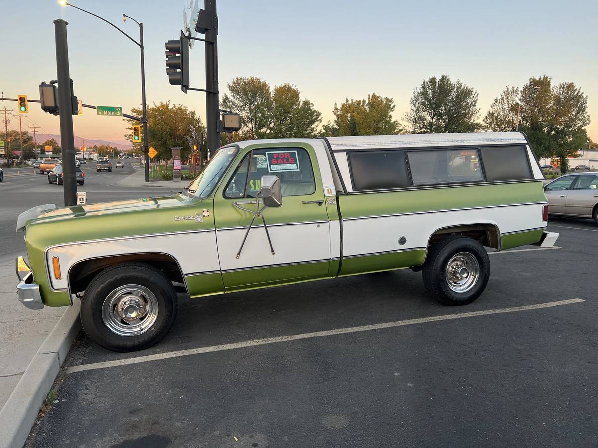Chevrolet-Silverado-k-20-1976-green-1