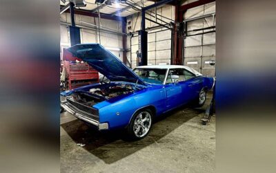 Dodge Charger  1968 blue