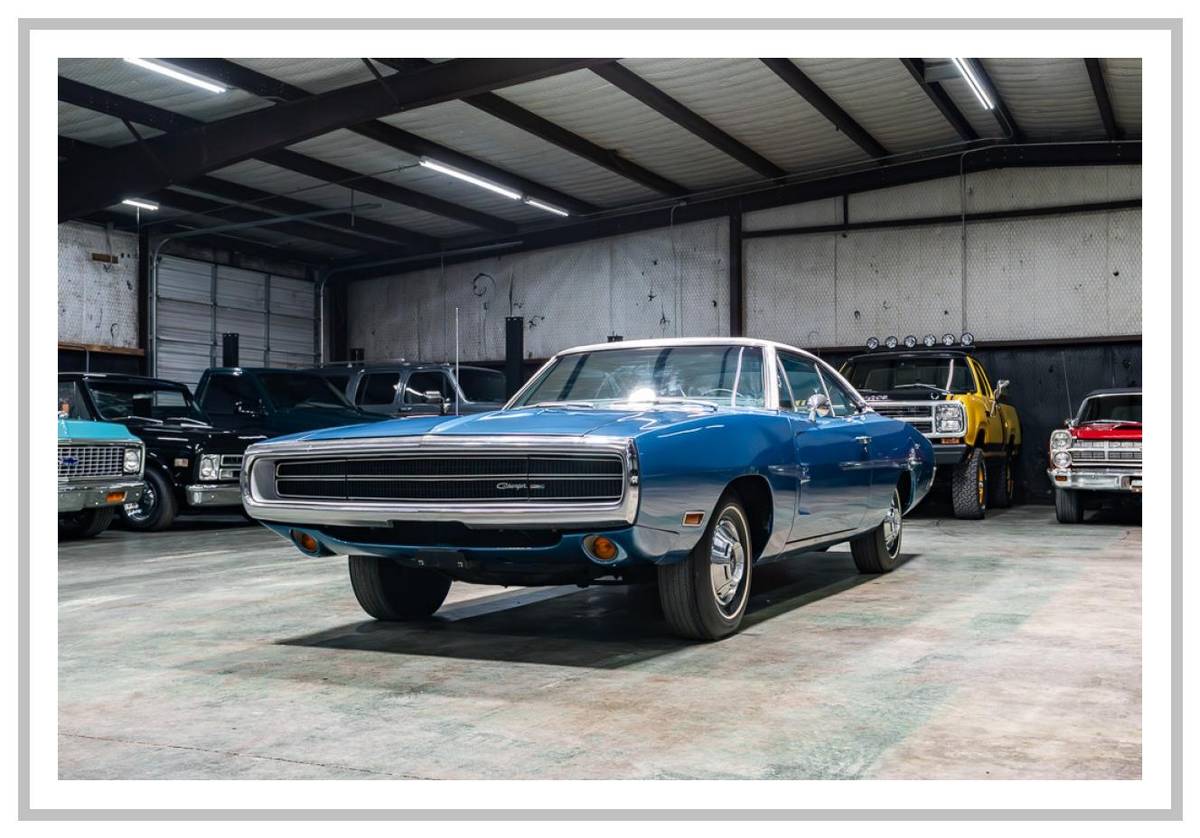 Dodge Charger  1970 blue