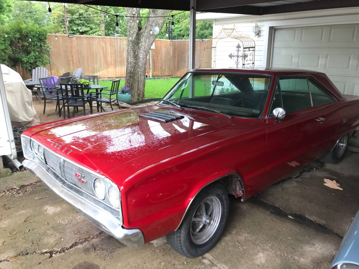 Dodge Coronet rt  1967 red