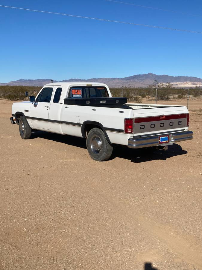 Dodge-D250-diesel-1993-white-2