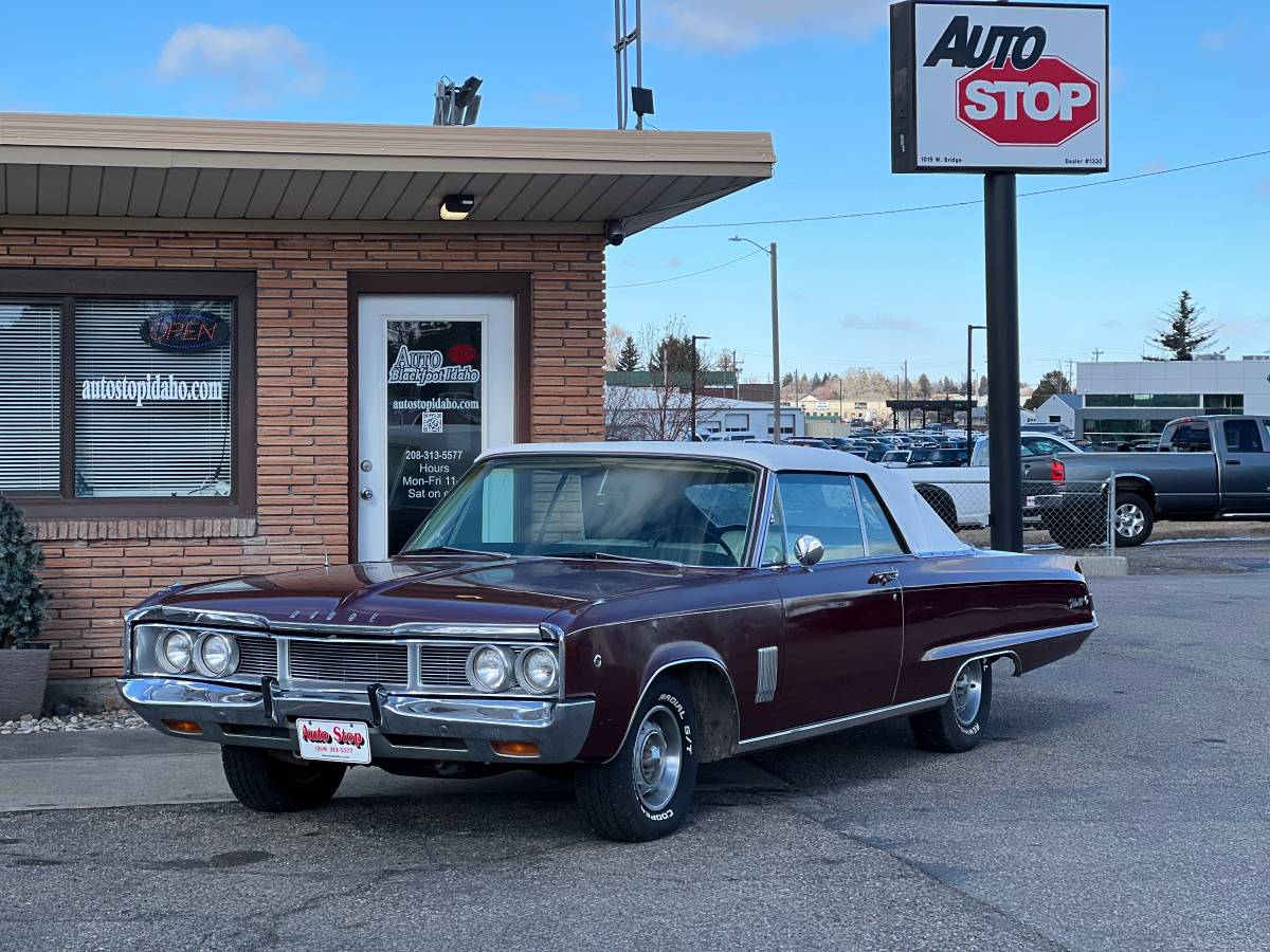 Dodge Polara 500 convertible  1968 purple