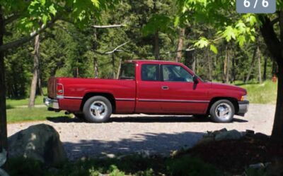 Dodge Ram 1500  1995 red