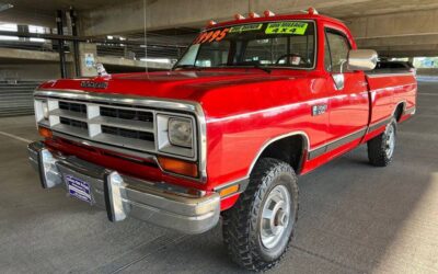 Dodge Ram 250 diesel  1990 red