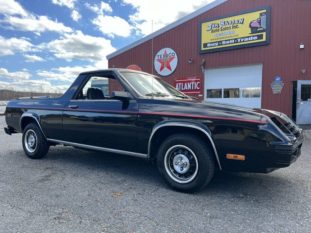 Dodge Rampage  1982 black