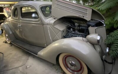 Ford 5 window coupe  1936 brown