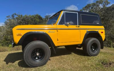 Ford Bronco  1972 yellow
