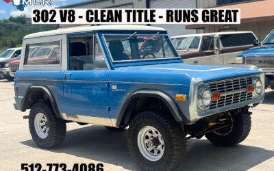 Ford Bronco 1977 Utility