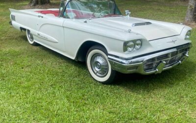 Ford Convertible  1960 white
