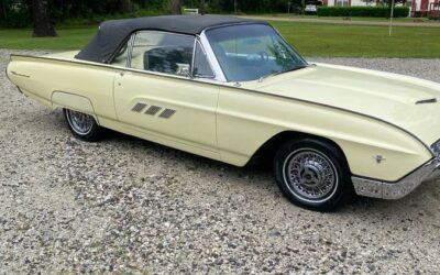 Ford Convertible  1963 yellow