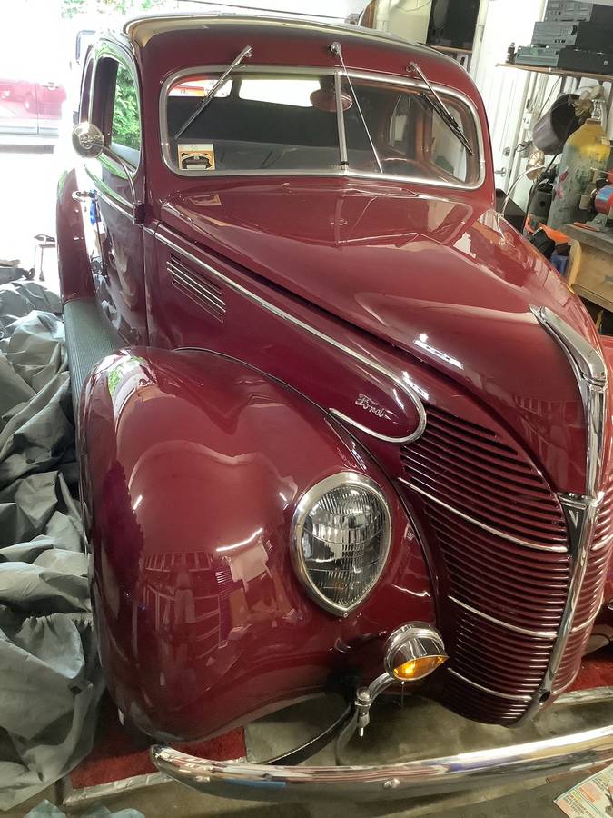 Ford Coupe  1939 red