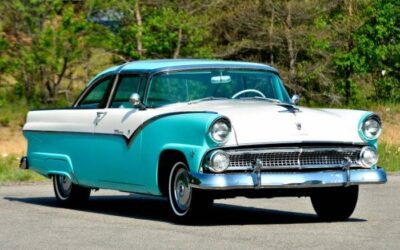 Ford Crown victoria fairlane  1955 blue