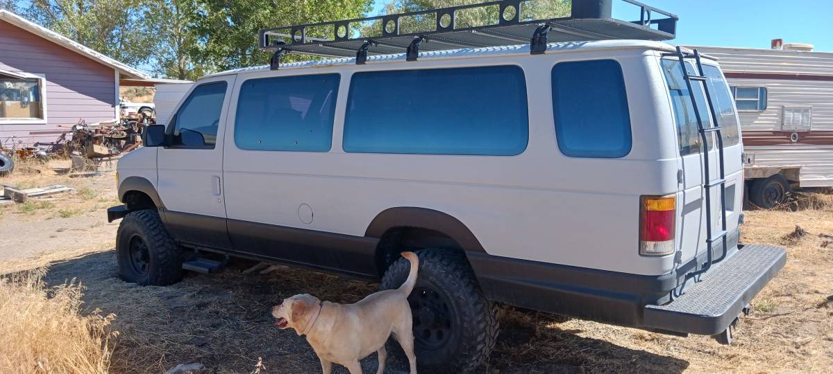 Ford-E350-van-1992-grey-6