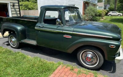 Ford F-100 stepside  1966 green