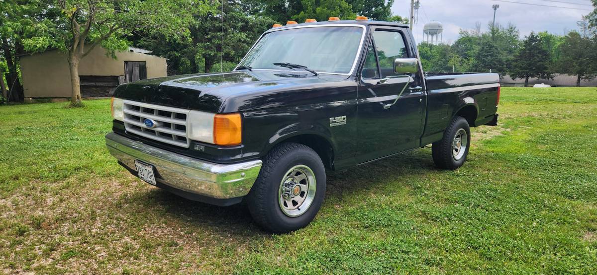 Ford F-150  1991 black