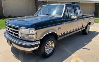 Ford F-150 xlt extended cab  1995 green