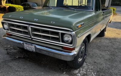 Ford F-250  1970 green