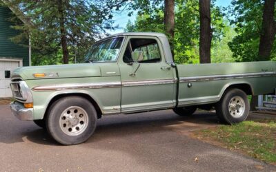 Ford F-250  1971 green