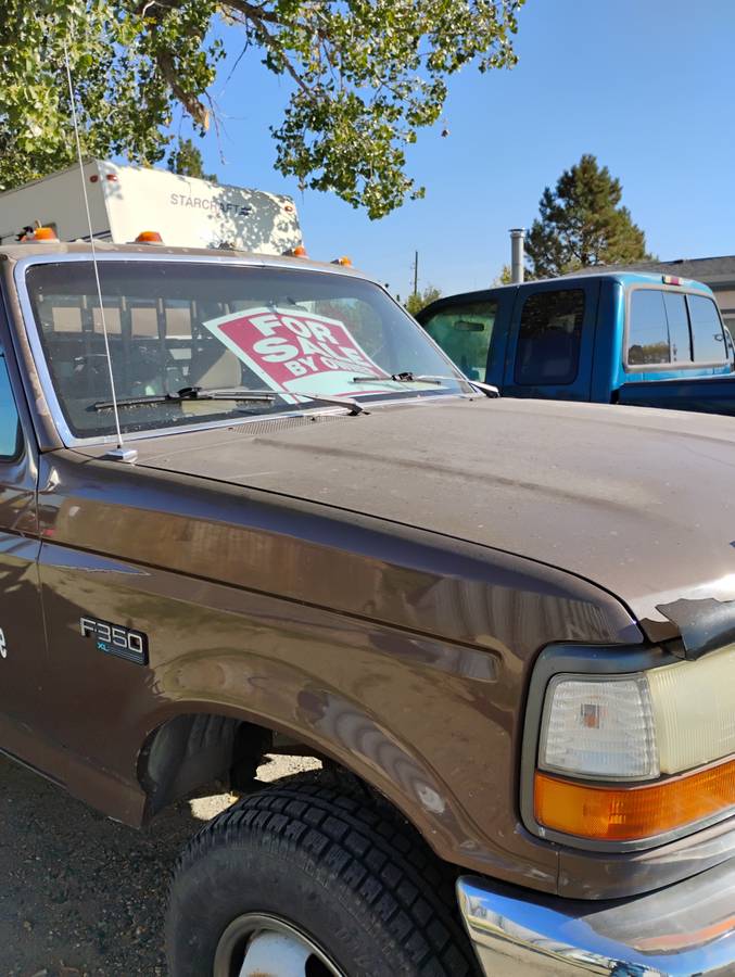 Ford-F-350-diesel-1993-brown-1