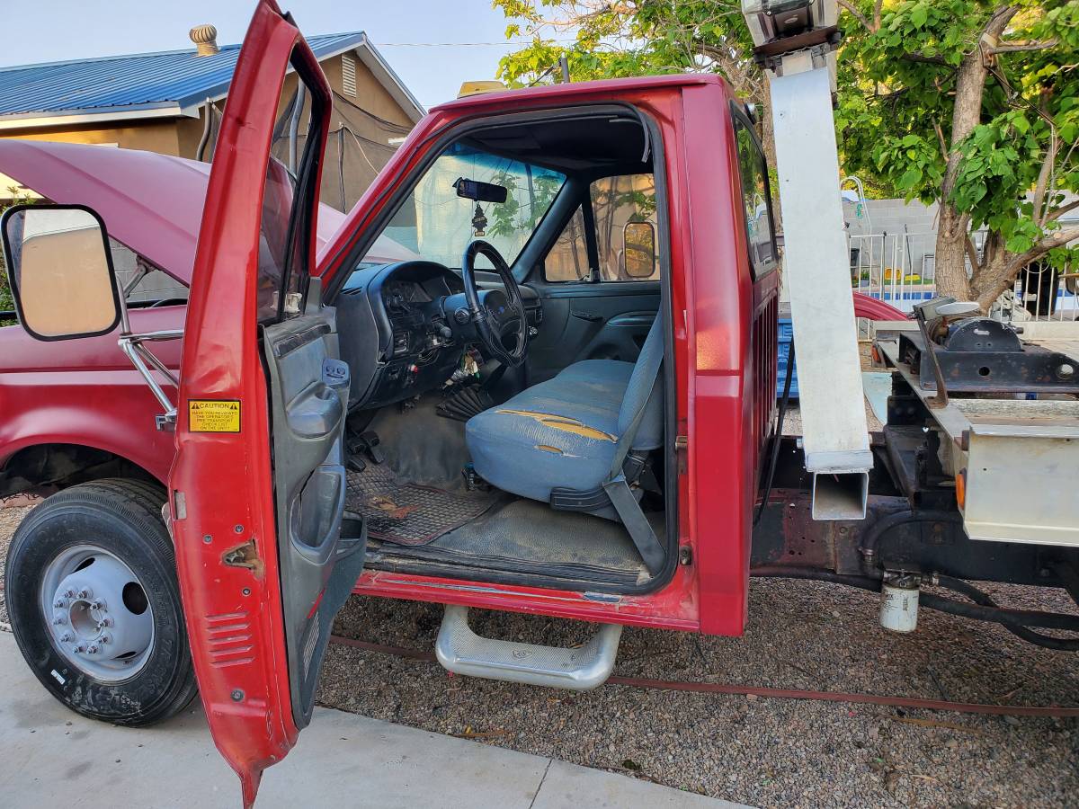 Ford-F-350-diesel-1993-red-1