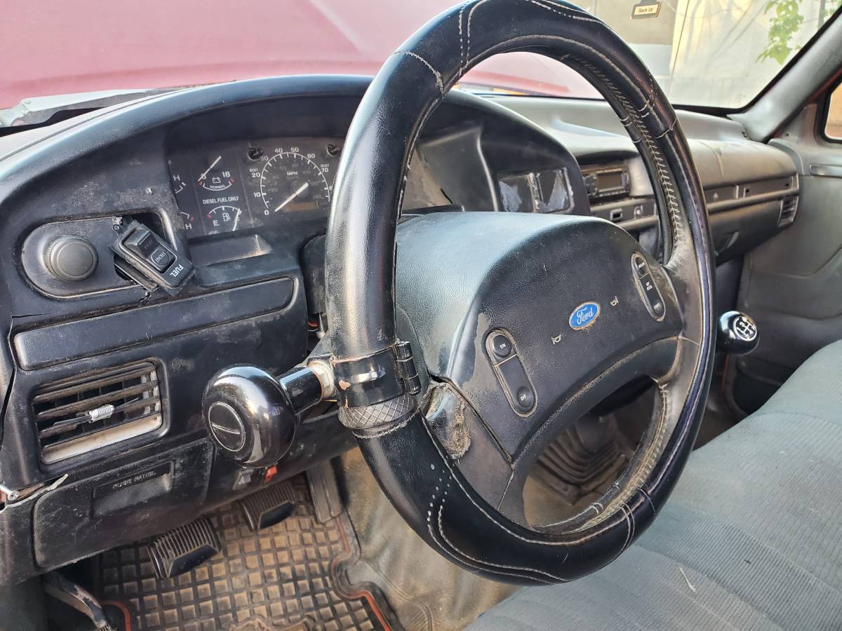 Ford-F-350-diesel-1993-red-3