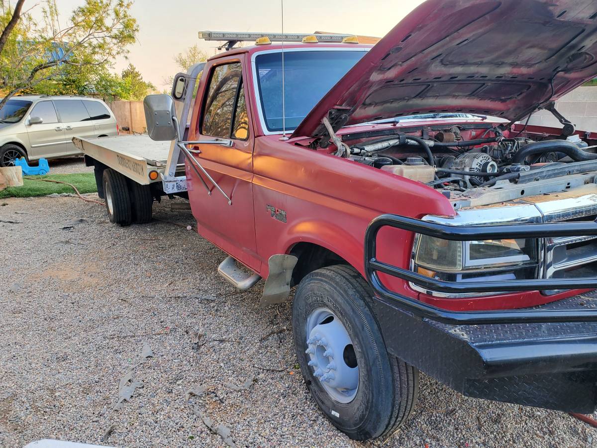 Ford F-350 diesel  1993 red