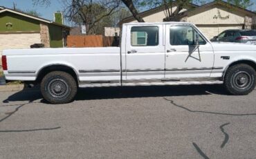 Ford-F-350-diesel-1994-white-1