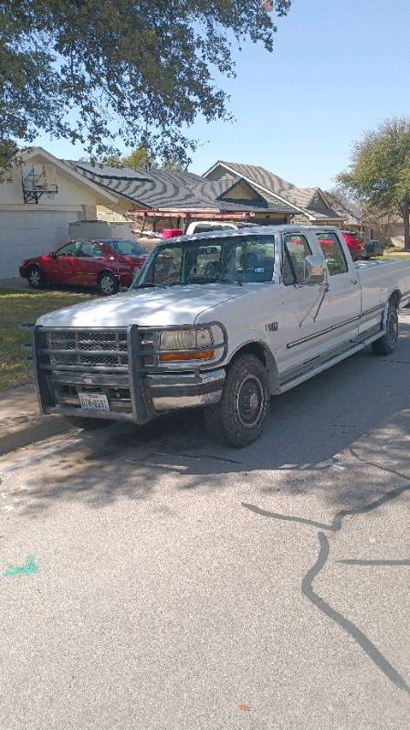 Ford-F-350-diesel-1994-white-7