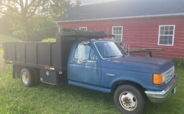 Ford-F-350-dump-truck-1989-blue