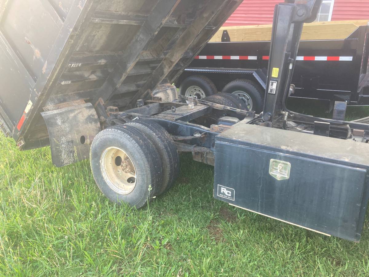 Ford-F-350-dump-truck-1989-blue-4