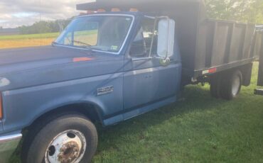 Ford-F-350-dump-truck-1989-blue-5
