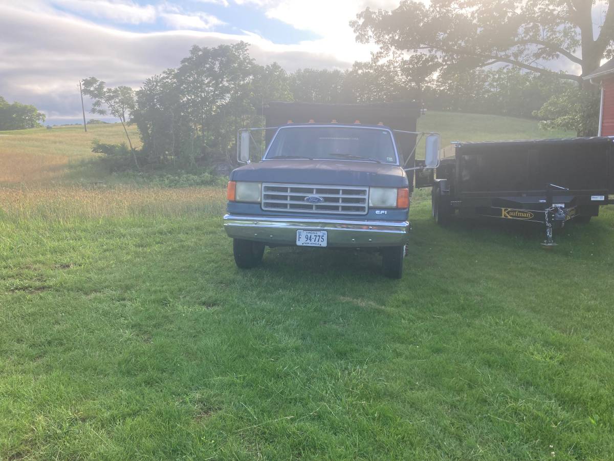 Ford-F-350-dump-truck-1989-blue-6