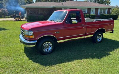 Ford F150 xlt  1995 red