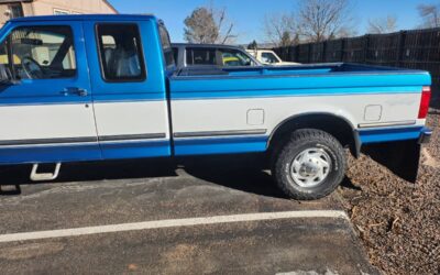 Ford F250 xlt diesel  1995 blue