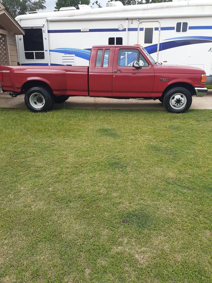 Ford-F350-xlt-super-duty-1990-red-13
