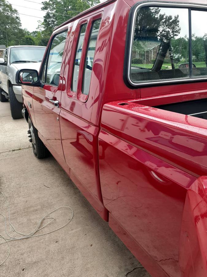 Ford-F350-xlt-super-duty-1990-red-14