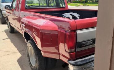 Ford-F350-xlt-super-duty-1990-red-2