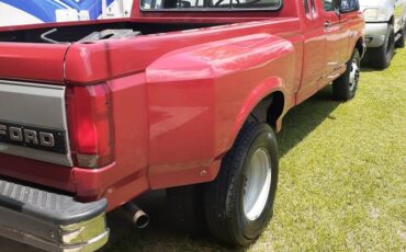 Ford-F350-xlt-super-duty-1990-red-3