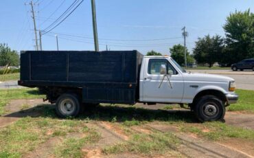 Ford-F450-diesel-1995-white-1