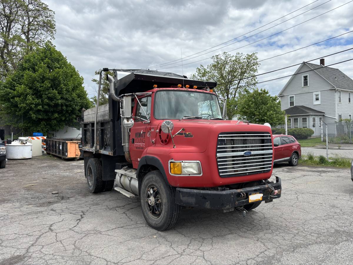 Ford-F450-dump-truck-diesel-1992-red-1