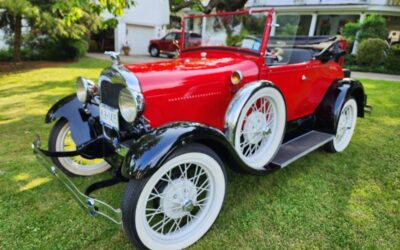 Ford Model a  1929 red
