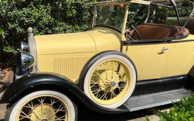 Ford Model a  1929 yellow