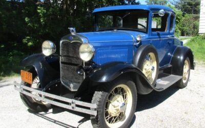Ford Model a  1930 blue
