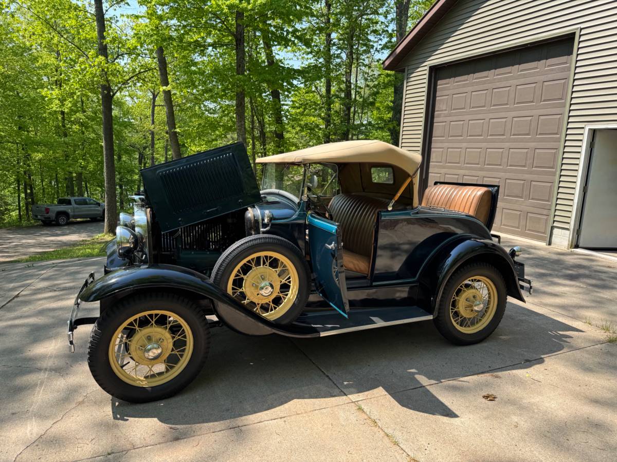 Ford Model a diesel  1931 blue