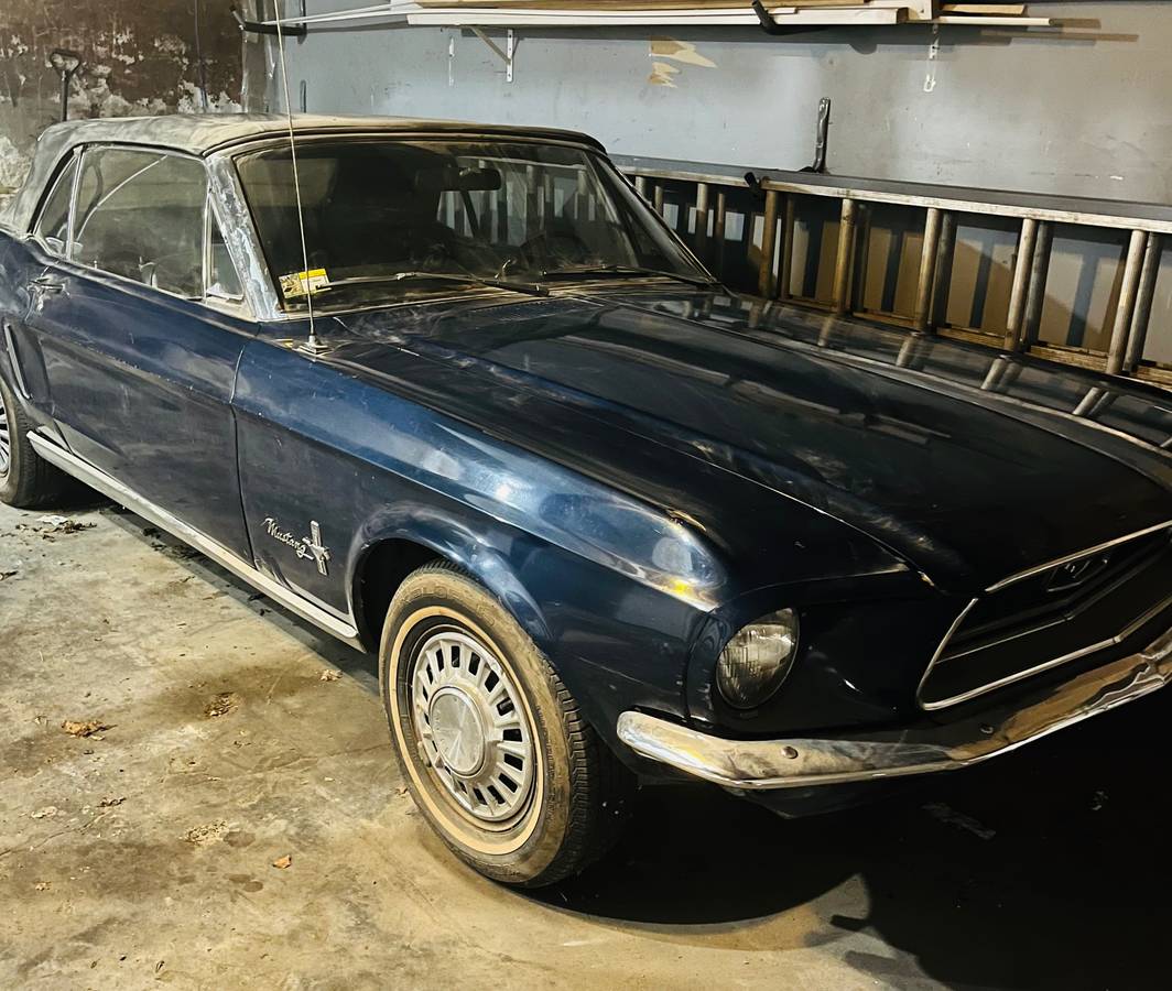Ford Mustang  1968 blue