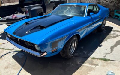 Ford Mustang  1971 blue