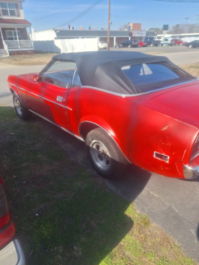 Ford Mustang  1973 red