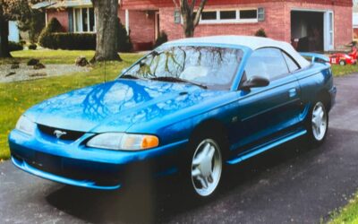 Ford Mustang  1994 blue