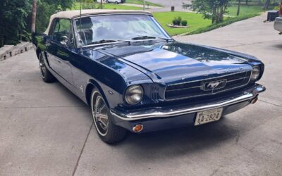Ford Mustang convertible  1965 blue