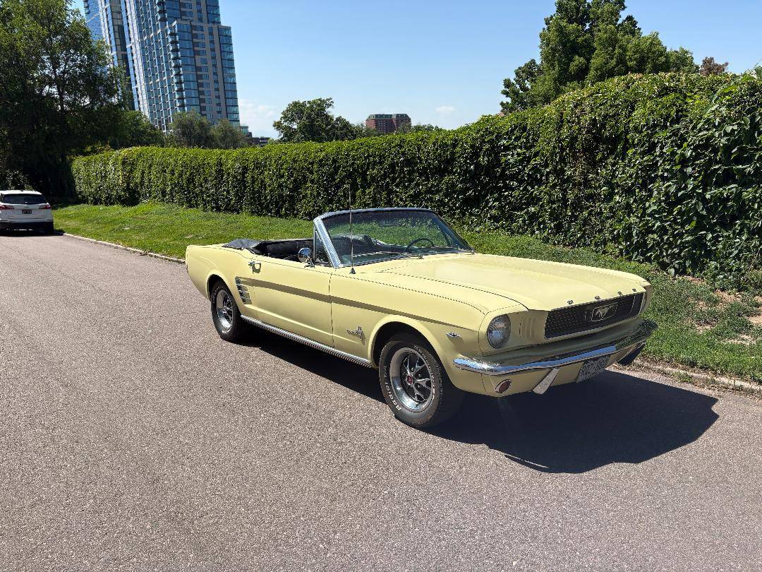 Ford Mustang convertible  1966 yellow
